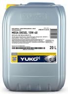 Моторне мастило YUKO MEGA DIESEL 15W-40 20 л