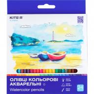 Олівці кольорові акварельні 24 шт. Classic K-1050 KITE