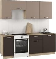 УЦЕНКА! Кухня Грейд Мокачино Грейд МДФ 2,2 м (УЦ №94)