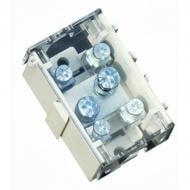 Разветвитель кабельный ElectrO 35x6 монтажный под опломбирование с крышкой серый RKO376