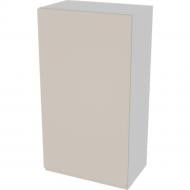 Шкаф Влада (В 50/50Ск (920)правая) пломбир/пепельный Світ Меблів