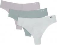 Трусы женские Under Armour Underwear Thong Ua Pure Stretch No Show Thong Solid 3Pk 1383893-009 L разноцветный