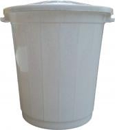 Бак для сміття з кришкою Горизонт 65 л мармуровий GR-02043