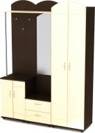 УЦІНКА! Передпокій з дзеркалом Компаніт МДФ Катерина венге