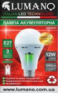 Лампа аккумуляторная LED Lumano 20237 12 Вт A70 E27 220 В 6000 К 17190