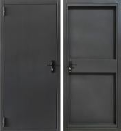 Дверь входная Двері БЦ Техно черный 2050x960 мм левая