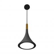 ВІТРИНА! Підвіс Luminaria 1x15 Вт GX53 чорний/чорний/дерево WOOD LINE P2406 BK ВІТРИНА! Підвіс Luminaria 1x15 Вт GX53 чорний/чорний/дерево WOOD LINE P2406 BK