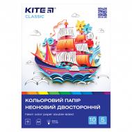 Папір кольоровий KITE Classic неоновий 10 арк. K-252