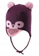 Шапка для девочки Reima р.46 темно-бордовый 518527-4961