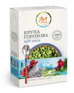 Горох Art Foods розколотый шлифованный зелёный 0,4 кг