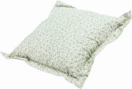 Подушка декоративная Цветы с ушками 40x40 см белый Прованс
