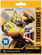 Фломастеры Transformers BambleBee 12 шт. TF19-047 KITE