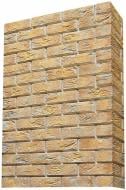 Плитка гипсовая уголок Живой камень Париж 20 0,9 пог.м