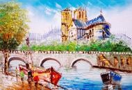 Репродукция Италия рисунок маслом 35x50 см Арт Фемелі