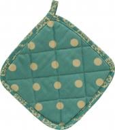 Прихватка Горох-Тиффани 20x20 см зеленый Прованс