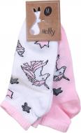 Комплект шкарпеток для дівчаток Molly № 1 білий єдиноріг + рожевий єдиноріг р.16–18 в асортименті