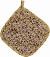 Прихватка Цветы-Лаванда 20*20 см 20x20 см коричневый/лавандовый Прованс