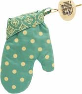 Прихватка-варежка Горох-Тиффани 16x26 см светло-зеленый Прованс