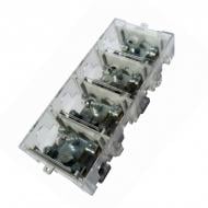 Разветвитель кабельный ElectrO 35x6x4 прозрачный RKO376X4