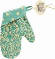 Прихватка-варежка Фреска-тиффани 16x26 см светло-зеленый Прованс
