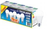 Лампа світлодіодна Techlamp Промо 4+1 15 Вт A65 E27 220 В 4000 К LED A65 15W 4000К E27