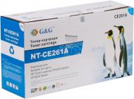 Картридж G&G CE261A для HP CLJ CP4025, 4525 cyan