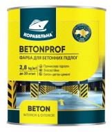 Краска для бетонных полов и бетона алкидная КОРАБЕЛЬНА BETONPROF мат серый 2,8 кг