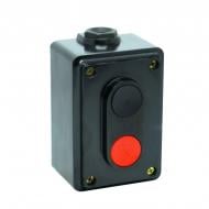 Пост кнопочный ElectrO ПК722-2 10A 1 красная + 1черная карболит 230/400B IP54 PK7222RB54