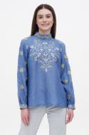 Блуза Галерея льону Тернавка блакитний 9262/48/78