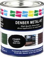 Краска Denber Metal Hit гладкая черный глянец 0,75 л