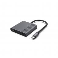 Док-станция Cablexpert A-CM-HDMIFDPF-01, USB-C 3-в-1 (USB/HDMI/PD)