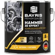 Емаль антикорозійна Bayris HAMMER 3D EFFEKT антрацит глянець 2,5 л