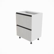 Тумба нижняя Софи ( Н 60 Ш LUX ) шелковый камень/белый Світ Меблів