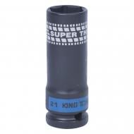 Головка ударная длинная 1/2" 22 мм (тонкостен.) KING TONY 441522M