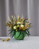 Композиция Floretta интерьерная в кашпо Солнечная романтика 20x20 см