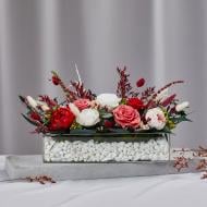 Флорариум Floretta в кашпо Праздничное настроение 30x15 см