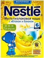 Каша молочна Nestle від 6 місяців мультизлакова з яблуком та бананом 200 г