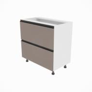 Тумба нижняя Софи ( Н 80 Ш LUX ) глиняный серый/белый Світ Меблів