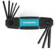 Набор ключей шестигранных WORKPRO TORX CR-V PRO WP222030