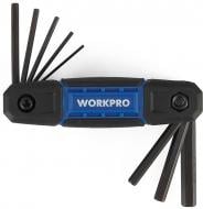 Набор ключей шестигранных WORKPRO HEX CR-V PRO WP222028