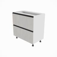 Тумба нижняя Софи ( Н 80 Ш LUX ) шелковый камень/белый Світ Меблів