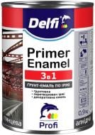 УЦІНКА! Ґрунт-емаль Delfi по іржі 3 в 1 графіт глянець 2,8 кг (УЦ №2996)