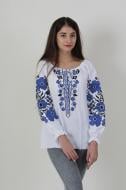 Вышиванка Galychanka Весенние мечты р. XXL бело-синий Wb-039