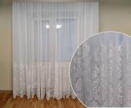 Тюль Королевская лилия с вышивкой 600x280 белый Декор-ін