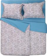 Комплект постільної білизни Aveiro сімейний блакитний із малюнком Lameirinho