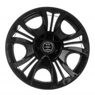 Колпак для колес STAR Бумер Black Gloss R14 4 шт. черный Колпак для колес STAR Бумер Black Gloss R14 4 шт. черный