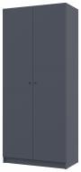 УЦІНКА! Шафа для одягу Doros Промо з полицями 2 ДСП 2040х900х480 мм графіт/графіт (УЦ №2996) УЦІНКА! Шафа для одягу Doros Промо з полицями 2 ДСП 2040х900х480 мм графіт/графіт (УЦ №2996)