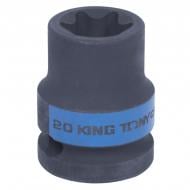 Головка ударная звездочка 1/2" Е20 KING TONY 457520M