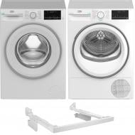 Стиральная машина Beko B3WFU5723W + сушильная машина B3T67230 + соединительная планка PSKS
