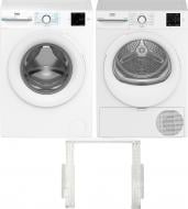 Пральна машина Beko BM1WFSU38033WW + сушильна машина BM3T38239WW + з'єднувальна планка PSK
